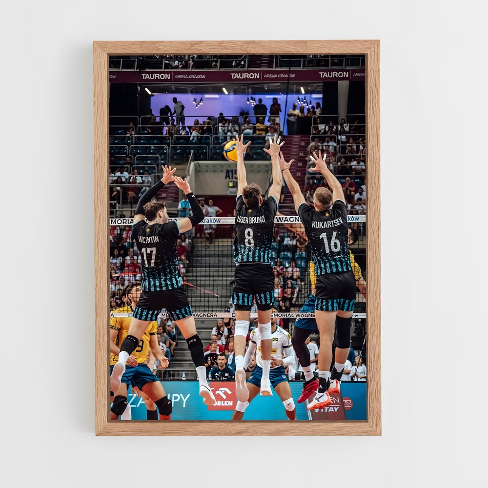 Poster Équipe d'Argentine 2023 – affiche Volleyball (vue 4)